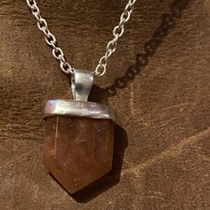 Silpada Silver carnelian Pendant Necklace